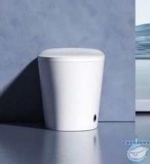 Унитаз приставной безободковый SantiLine SL-5036 с сиденьем Soft Close (микролифт) (может работать при низком давлении воды)