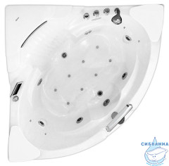 Акриловая ванна Gemy G9082 O 152х152 с гидромассажем
