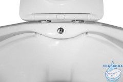 Унитаз подвесной безободковый Azario Allegro AZ-3105B (с сиденьем Soft Close (микролифт) )