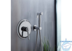 Смеситель с гигиеническим душем Aquatek Классик AQ1519CR (хром)