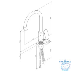 Смеситель для кухни AM.PM Like F8007700 (хром)