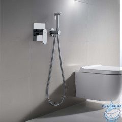 Смеситель с гигиеническим душем Aquatek Оберон AQ1219CR (хром)