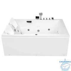 Акриовая ванна Gemy G9061 K R 182х122 с гидромассажем
