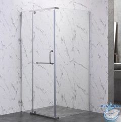 Душевое ограждение Veconi Rovigo 120x90 профиль хром, стекло прозрачное RV19-12090-01-C5 (без поддона)