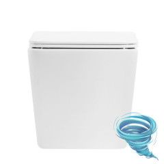 Унитаз подвесной безободковый Abber Rechteck  AC1201T с сиденьем Soft Close (микролифт) (белый)