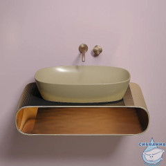  Раковина на столешницу 60 см Ceramicanova Element CN6049MC (капучино)