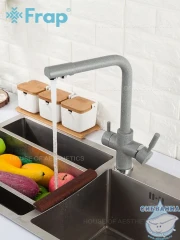 Смеситель кухни Frap F4352-22 (серый)