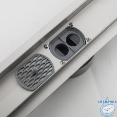 Дренажный трап для душа Gappo G85007-4 500 под плитку (сатин)