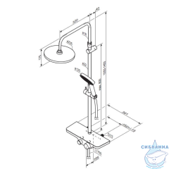 Душевая система Damixa Apollo 947730000 (хром)