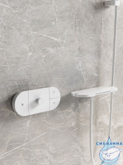 Душевая система Vincea Futura 300 1 режим VSFW-2F12TMW (белый матовый)