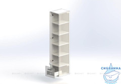 Шкаф пенал Aquanet Верона 30 187781 белый