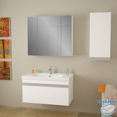 Шкаф Dreja Grace 35 см 99.0908 белый глянец