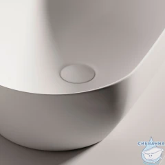  Раковина на столешницу 50 см Ceramicanova Twist CN12001MW (белый матовый)