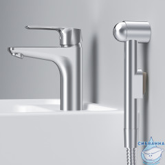 Смеситель Am.Pm Gem F90A03000 с гигиеническим душем (хром)