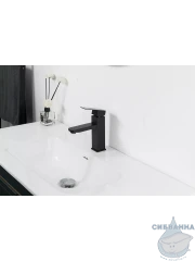 Смеситель для раковины Frap F10802-6 (черный матовый)