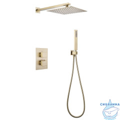 Душевая система Abber Daheim 250 1 режим AF8251G (золото матовое)