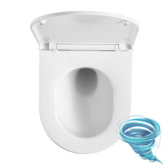 Унитаз подвесной безободковый Calypso CS93UQ-TKS с сиденьем Soft Close (микролифт)