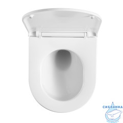 Унитаз подвесной безободковый Calypso CS93UQ-TKS с сиденьем Soft Close (микролифт)