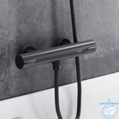 Смеситель для душа Damixa Scandinavian Pure 366000300 (черный матовый)