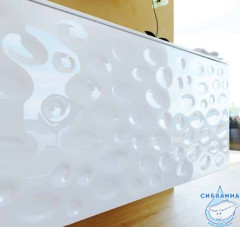 Тумба Aqwella Clarberg Dune 120 белый глянец с раковиной Elegance 120