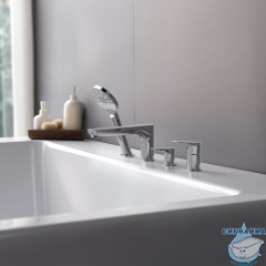 Смеситель для ванны на борт Aquatek Бетта AQ1148CR (хром)