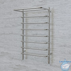 Полотенцесушитель электрический Terminus Полка П8 50х85 (с возможностью скрытого подключения, подключение справа)