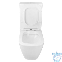 Унитаз напольный безободковый Azario Levanto AZ-1228A с бачком и сиденьем Soft Close (микролифт)