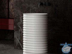 Раковина напольная 58 см ABBER Stein AS2550-H