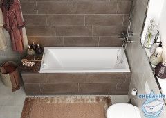 Акриловая ванна 1Marka Aelita 150х75 Slim  с ножками