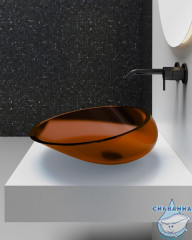 Раковина на столешницу 54 см ABBER Kristall AT2812Opal