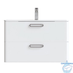 Тумба с умывальником Iddis Brick 80 см белый глянец BRI80W0i95