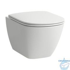 Унитаз подвесной безободковый Laufen Lua 8.2008.0.000.000.1 с сиденьем Soft Close (микролифт)