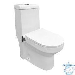 Унитаз напольный Azario Brusco AZ-1085B с бачком и сиденьем Soft Close (микролифт)