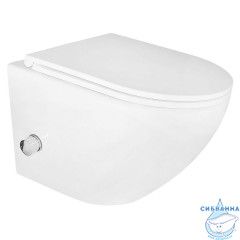 Унитаз подвесной безободковый Azario Grado AZ-046E-NR (с сиденьем Soft Close (микролифт) )