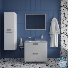 Тумба Iddis Brick 80 белый глянец с раковиной 80 BRI80WFi95