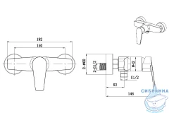 Смеситель для душа Allen Brau Eclipse 5.E1004-00 (хром)