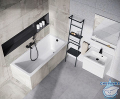 Акриловая ванна Ravak 10° Slim 170x75 с ножками