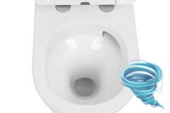 Унитаз подвесной безободковый Abber Bequem AC1102T с сиденьем Soft Close (микролифт) (белый)