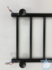 Полотенцесушитель электрический Санприз Классик П6 40х60 (черный матовый) (подключение универсальное)