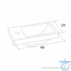 Мебельная раковина Iddis 40 см 0014000U28