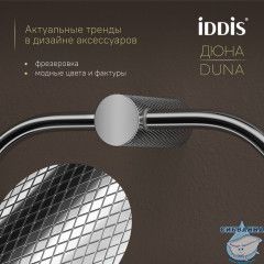 Полотенцедержатель-кольцо, нержавеющая сталь, Дюна (Duna), хром глянцевый, IDDIS, DUNSBO0i51