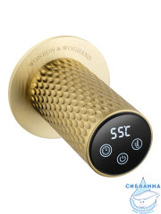 Полотенцесушитель электрический  Wonzon&Woghand München 53х78 WW-A355-BG (с возможностью скрытого подключения, подключение универсальное) (брашированное золото)