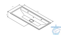 Раковина мебельная AM PM Inspire V2.0 120 см M50AWPX1201WG