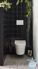 Инсталляция Jacob Delafon с кнопкой смыва в комплекте с унитазом Jacob Delafon Seine c сиденьем Soft close (микролифт) легкосъёмное E34360-00