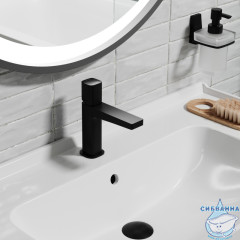 Смеситель для раковины Wasserkraft Nuthe 9103 (черный матовый)