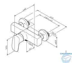 Cмеситель для душа AM.PM Spirit 2.1 F71A20000 (хром)