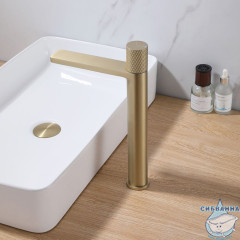 Cмеситель для раковины ABBER Rund AF8711G (золото матовое)