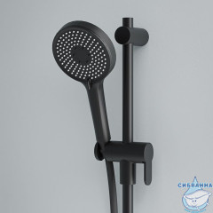 Лейка для душа, черная матовая, Optima Home, IDDIS, OPH3FB0i18