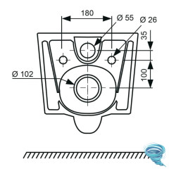Унитаз подвесной безободковый TECEspring PRO S710001 с сиденьем Soft Close (микролифт)
