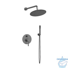 Душевая система Vincea Desire 260 1 режим VSFW-1D1GM (вороненая сталь)